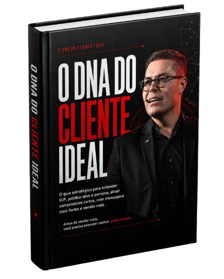 Mockup do guia O DNA do Cliente Ideal